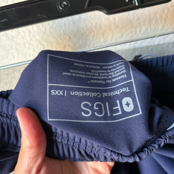 FIGS Women’s XXS Technical Collection Navy Blue Jogger Scrub Pants #W20SW2030 - Picture 8 of 8